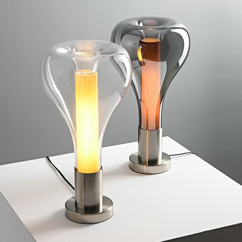 Lampe de bureau en verre, mode nordique, créateur créatif