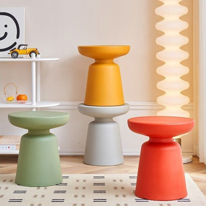 Mushroom Stool Plastic Minimalist Table Small Coffee Table Bedside Small Table