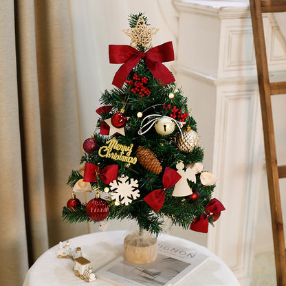 Couronne de décoration de noël, petit ornement de bureau pour la maison