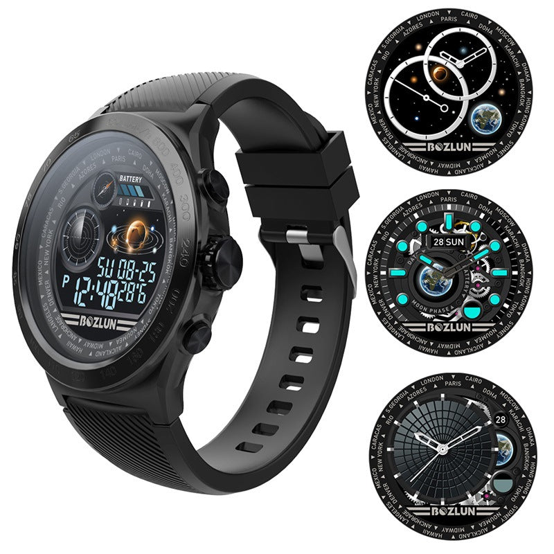 Surveillance de la fréquence cardiaque Podomètre Sports Caméra Bluetooth Montre intelligente