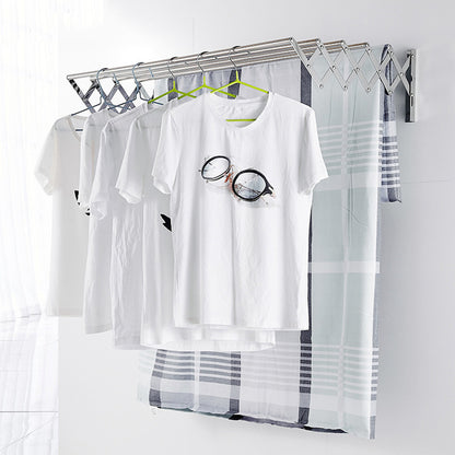 Indoor 304 Stainless Steel Balcony Telescopic Clothes Rack