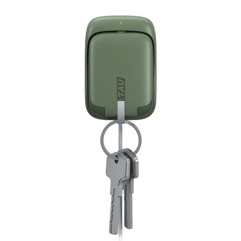 Compact Keychain Rechargeable With Its Own Cable