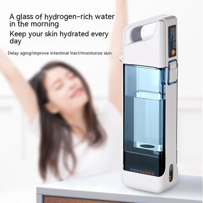 Plain Cup Electrolysis Of Water Portable Hydrogen And Oxygen Separation Hydrogen Water Cup