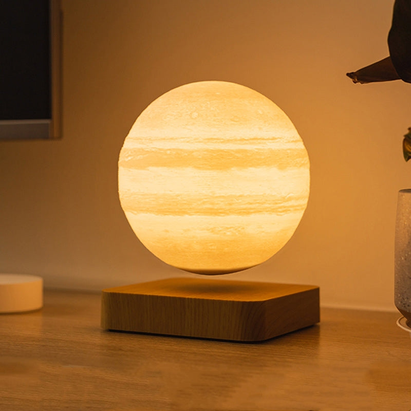 Magnetic Levitation Table Lamp Moon Light 3D Printing Planet Night Light