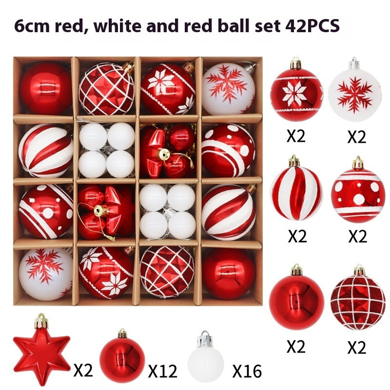 Christmas Decoration 6cm Electroplating Plastic Ball