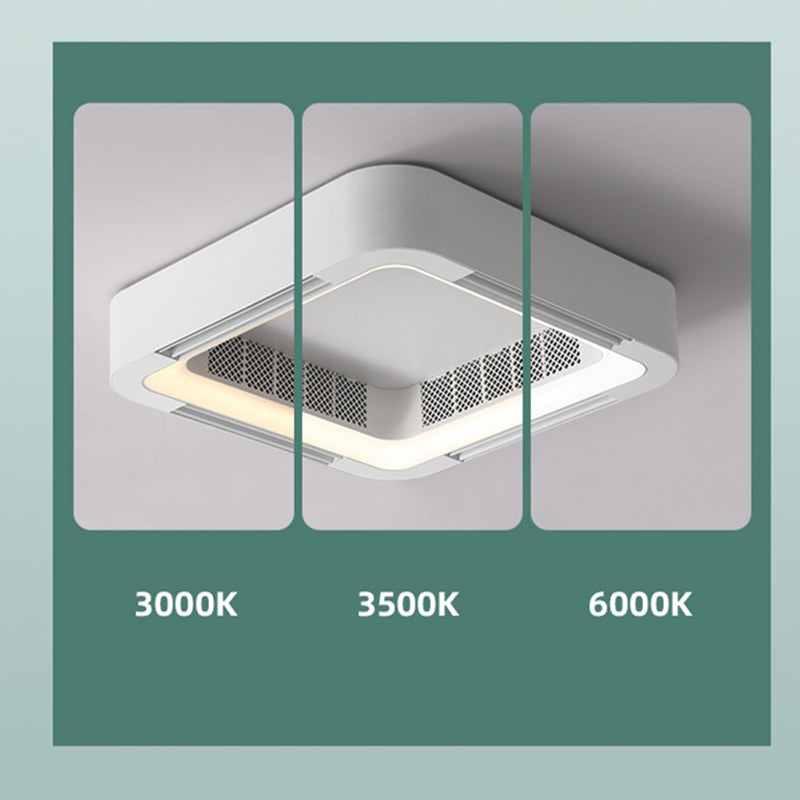 Leafless Overhead Fan Light Square Intelligence