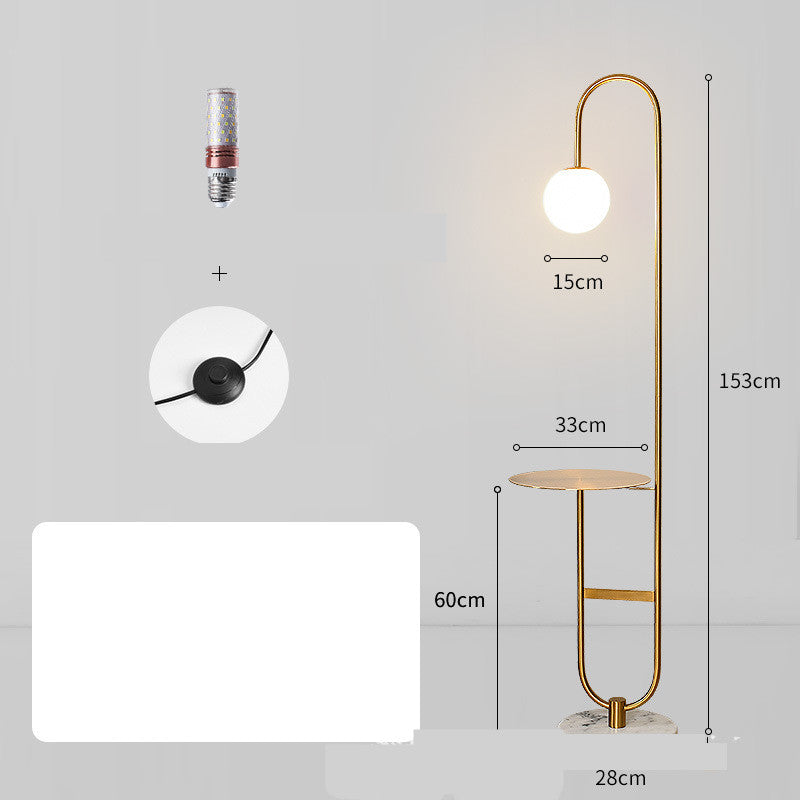 Lámpara de noche minimalista para dormitorio de una pieza