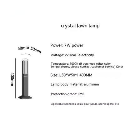 Lámpara de césped exterior impermeable LED paisaje