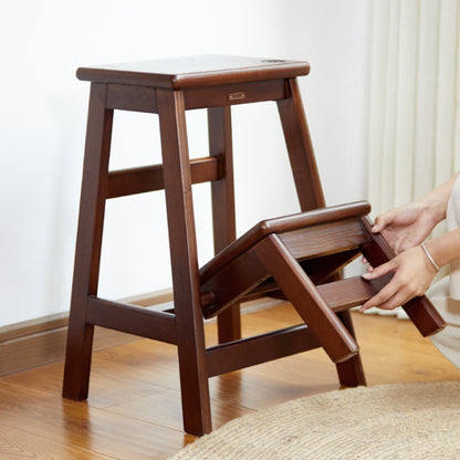 Household Multifunctional Solid Wood Folding Stool