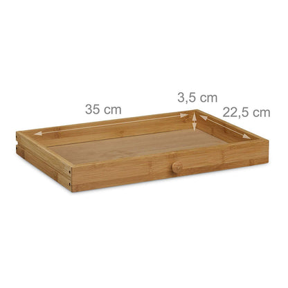 Caja de pan grande orgánica para mesa de cocina, caja de almacenamiento de pan