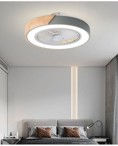 Lampe à suspension avec ventilateur électrique invisible