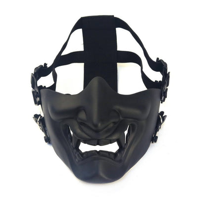 Version casque de boule d'Halloween Riant Prajna Demi-masque