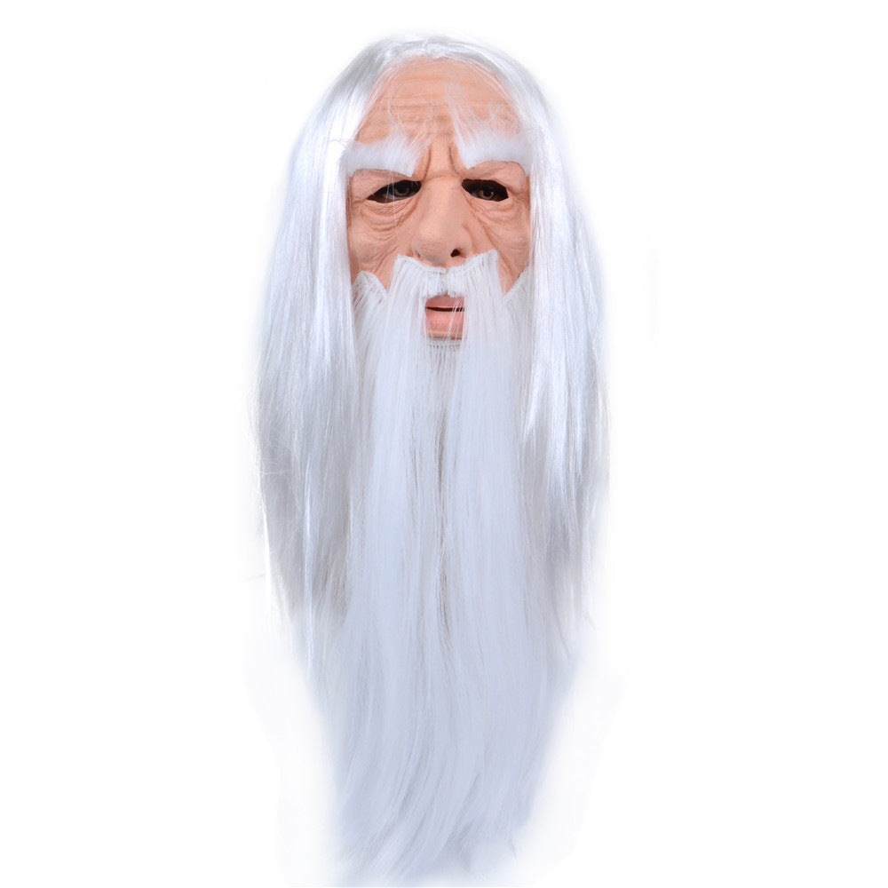 Old Man Latex Mask Headgear Halloween Mask