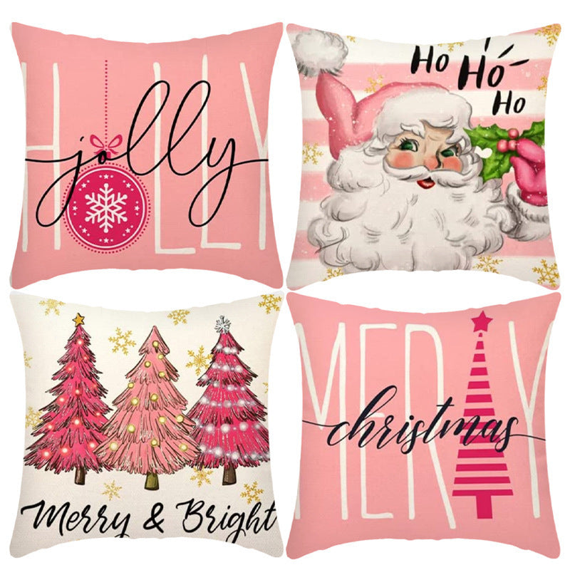 Home Decoration Printing Christmas Pillow Cover