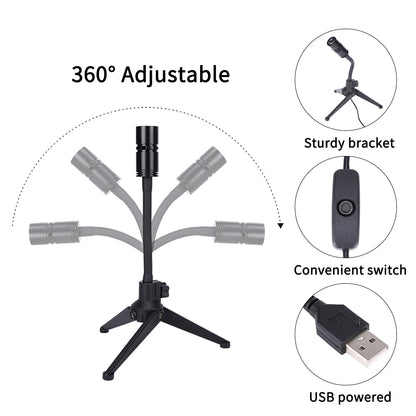 Projecteur d'étoiles 2 en 1, lampe de Projection de terre et de lune, support rotatif à 360 °, veilleuse Led USB pour la décoration de la chambre à coucher