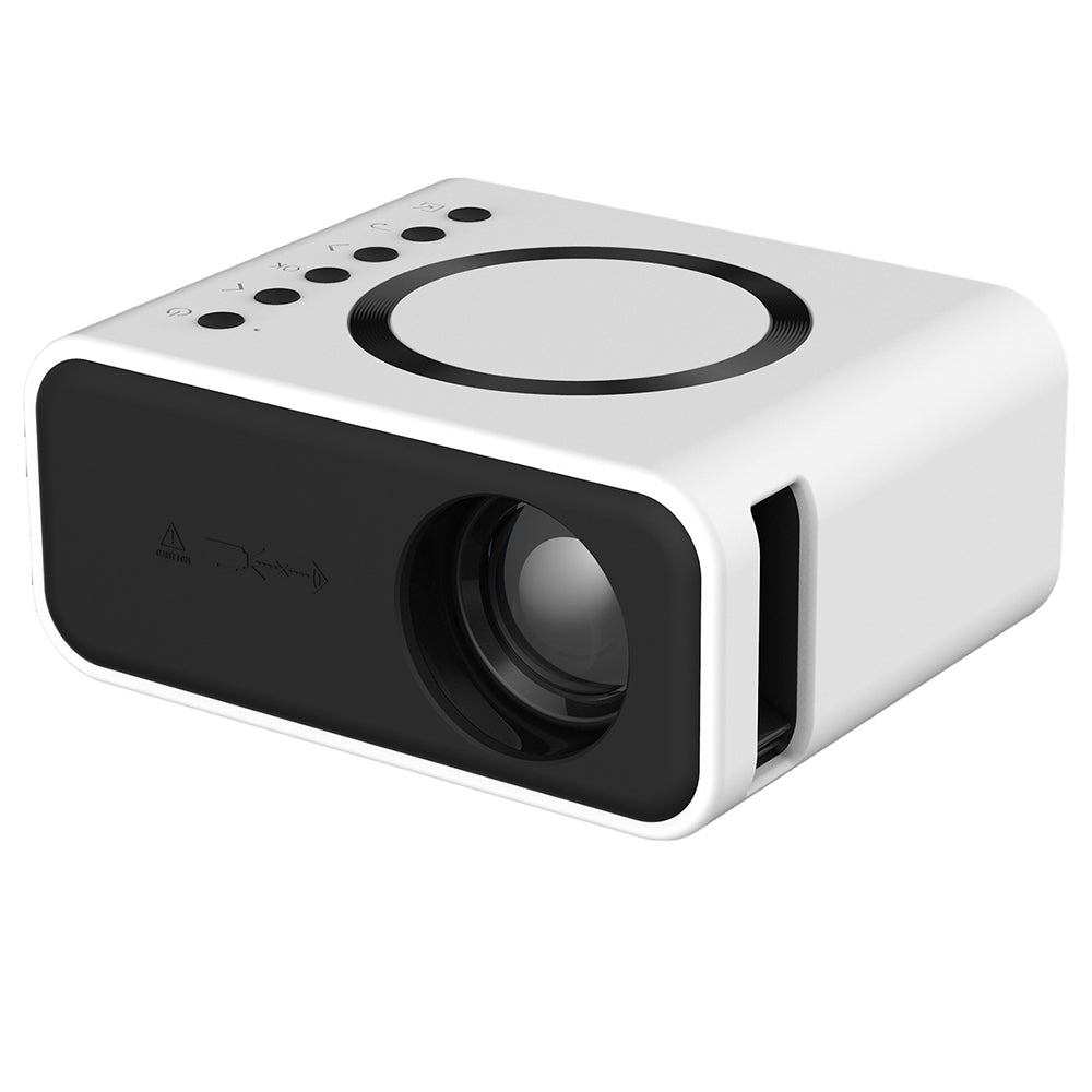 YT300 Mini proyector portátil para el hogar 24 ANSI HD 1080P Proyección de cine en casa móvil con cable e inalámbrico