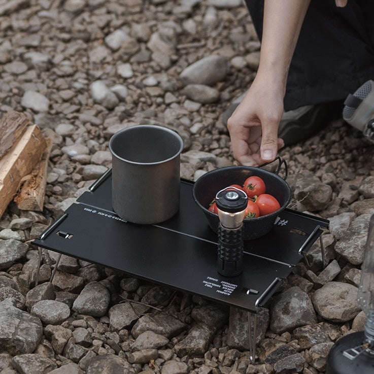 Mesa plegable de aleación de aluminio para acampar al aire libre serie 05