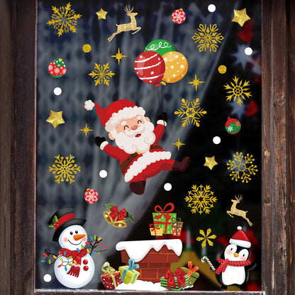 Home Decoration Christmas Static Wall Sticker