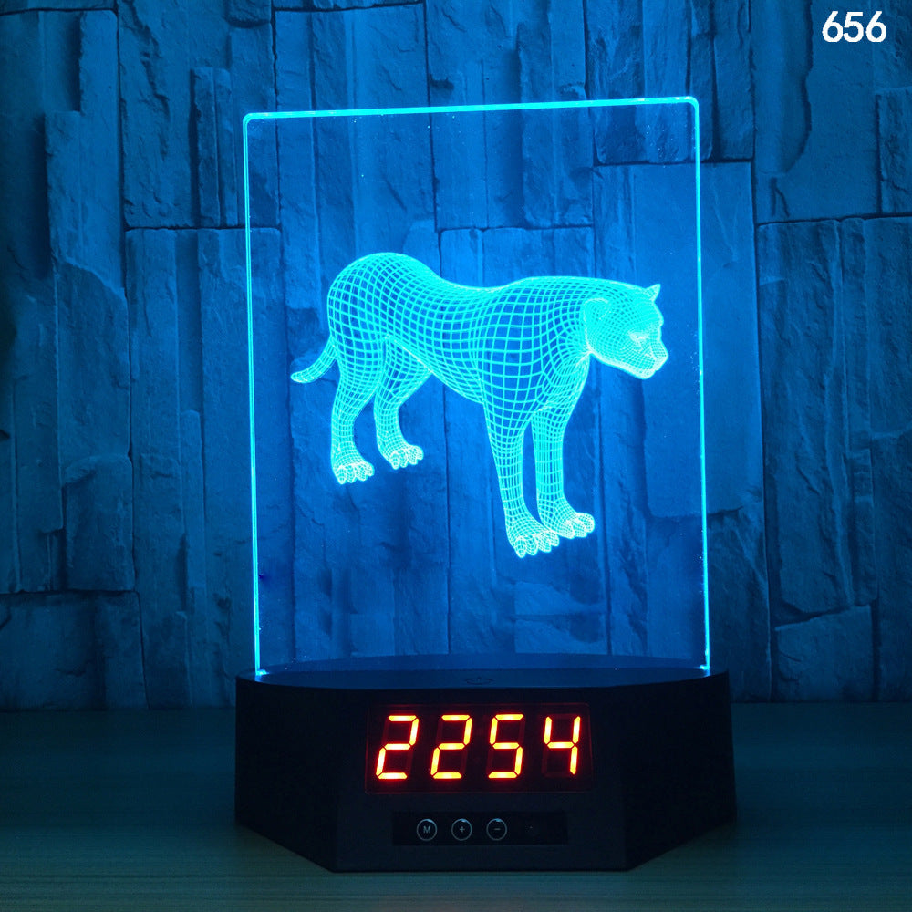 Explosion electronic products glowing dolphin 3d night light creative gift led wireless charging table lamp