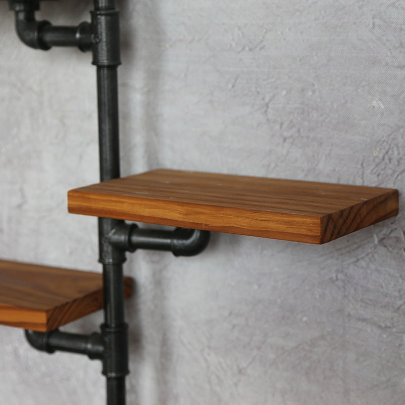 Vintage Iron Pipe Shape Multi-layer Shelves