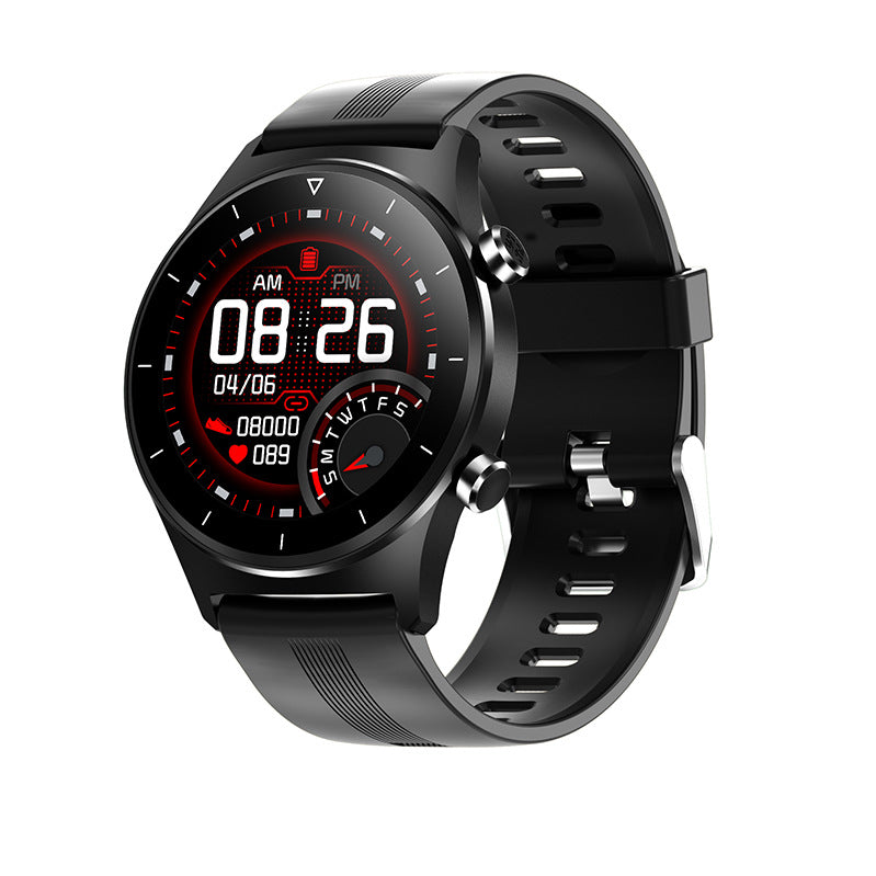 Compatible avec Apple, montre Bluetooth avec bracelet en silicone étanche