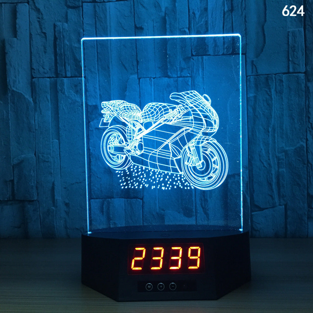 Explosion electronic products glowing dolphin 3d night light creative gift led wireless charging table lamp