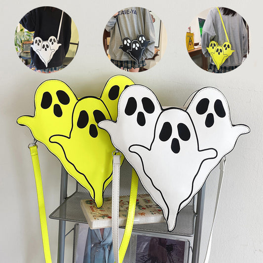 Bolsos de Halloween divertidos dibujos animados 3D fantasma dibujos animados bolsos de hombro mujeres lindo teléfono celular monederos bolso cruzado