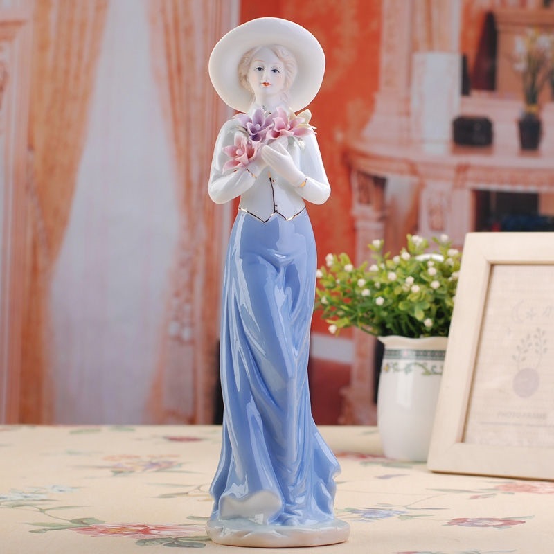 Ceramic Doll Modern Home Decoration Handicraft