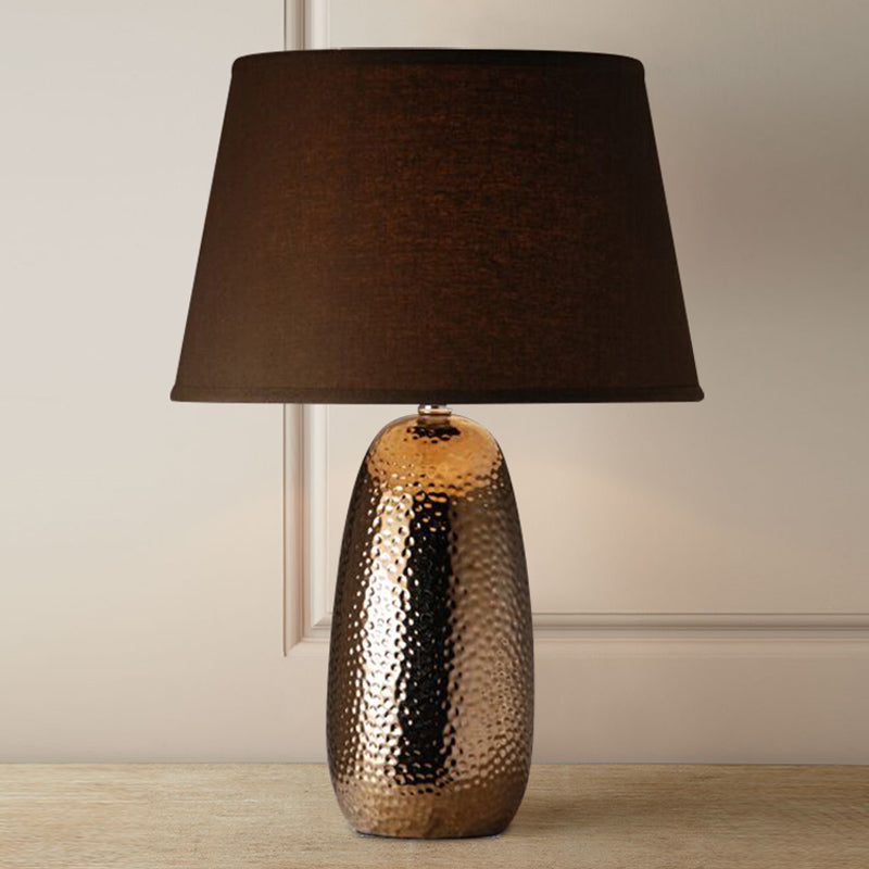 Metal Glazed Ceramic Table Lamp