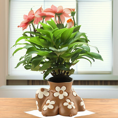 Creative Resin Body Art Flowerpot Home Home Decor