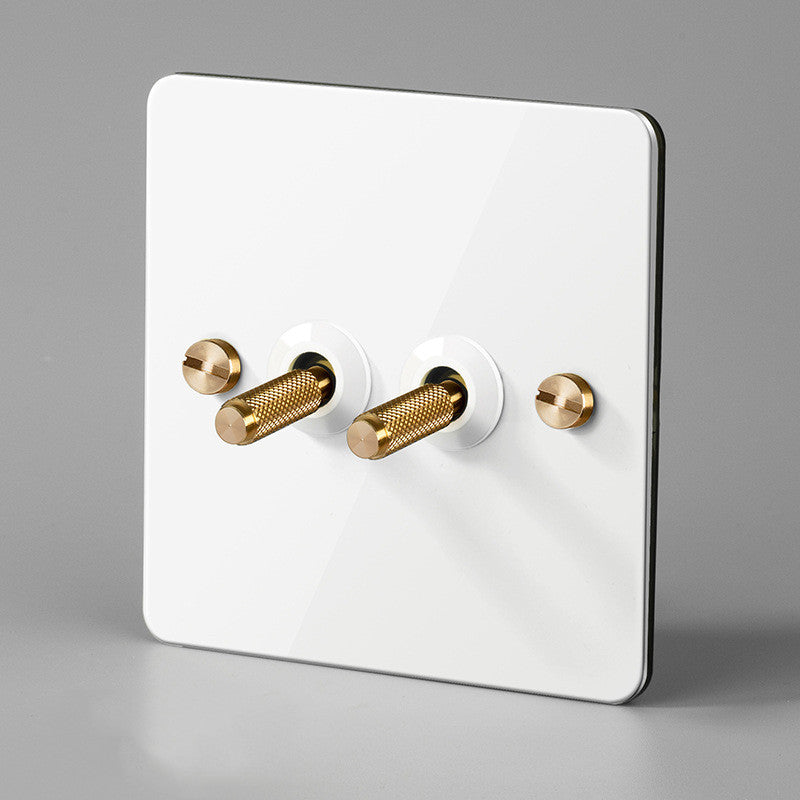 Toggle Panel Retro Home White