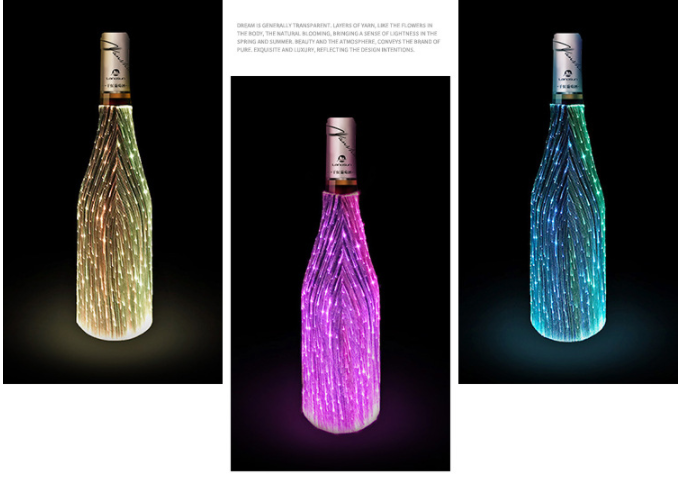 Wine Bottle Protective Cover Cool Personality Luminous Wine Bottle Cover