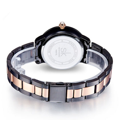 Reloj de pulsera Shengke para mujer, relojes de pulsera de cristal de lujo de marca superior de cuarzo nuevo, regalo para mujer, reloj femenino 