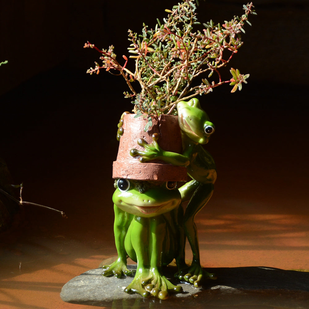 Pot de fleurs en résine pour la décoration de la maison