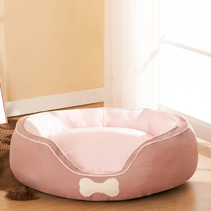 Lit pour animaux de compagnie, canapé doux, chaud d'hiver, tapis de lit pour chien, banc, niche de sommeil pour chat, chiot, maison pour animaux de compagnie, petit et moyen chat, fournitures pour animaux de compagnie