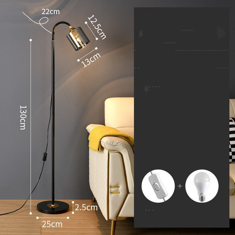 Lampe de table verticale simple nordique simple et luxueuse