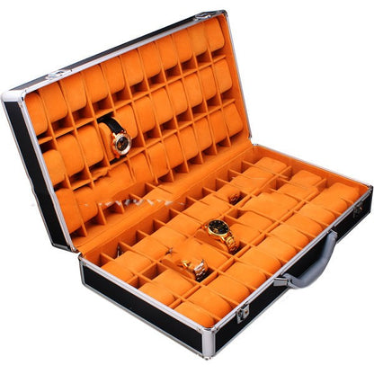 66-bit Aluminum Alloy Watch Box