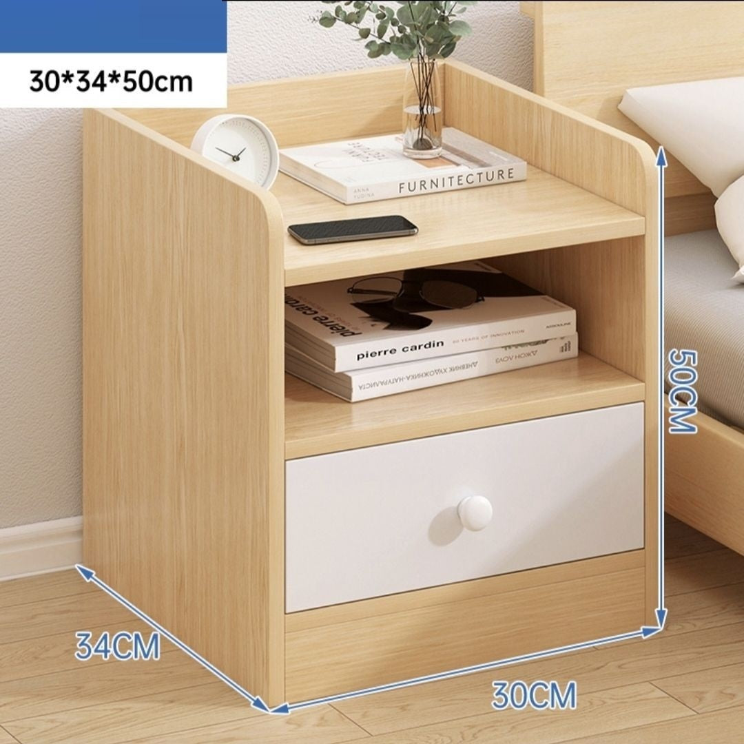 Bedside Table Simple Modern Home Bedroom Crevice Shelf Bedsi