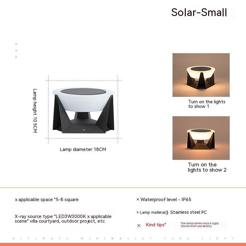 Solar Pillar Lamp