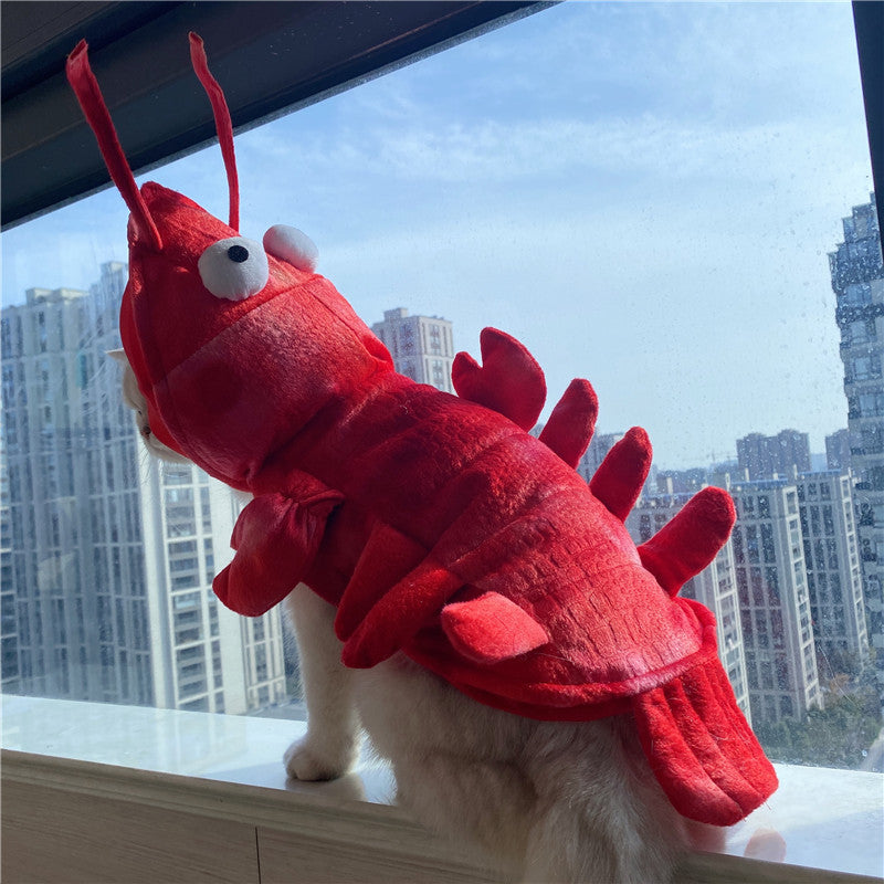 Vêtements de homard pour chat d'Halloween Nouvel An Noël