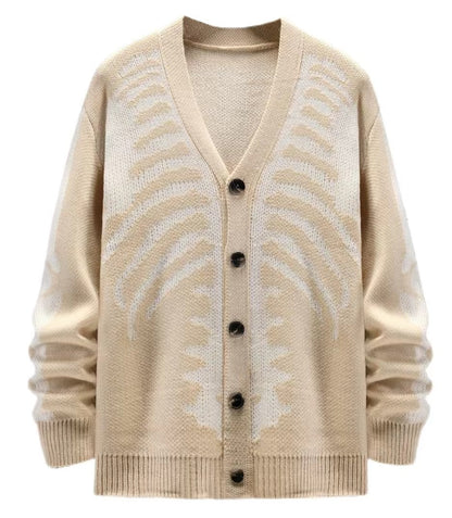 Autumn And Winter Sweater Coat Jacquard Halloween Knitted Cardigan