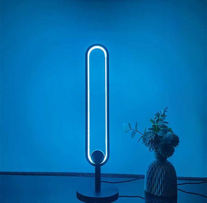 RGB Colorful Bedroom U-shaped Table Lamp