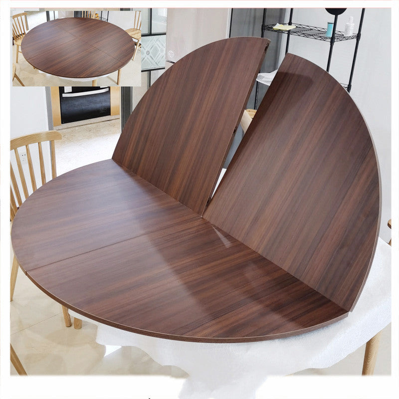 New 4-point Folding Round Table Home