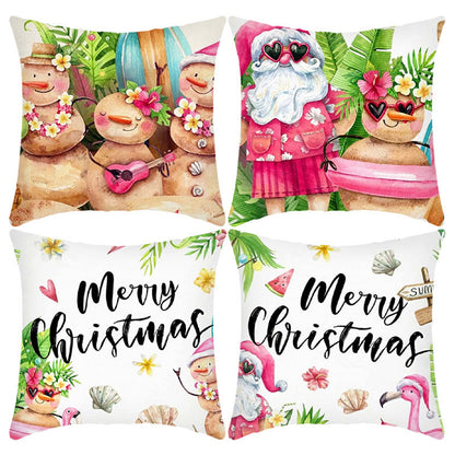 Home Decoration Printing Christmas Pillow Cover