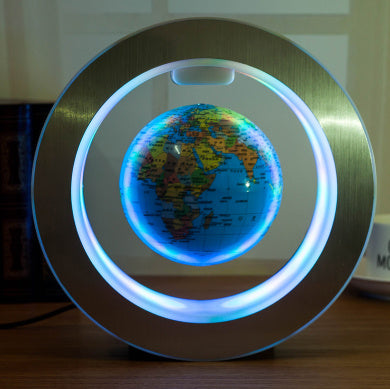 Carte du monde LED ronde, Globe flottant, lumière à lévitation magnétique, Anti-gravité, magie