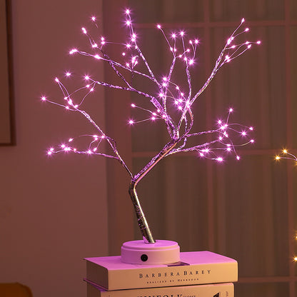 Arbre lumière interrupteur tactile perle étoile veilleuse