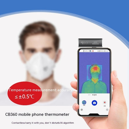 Imagerie thermique de téléphone portable de thermométrie industrielle