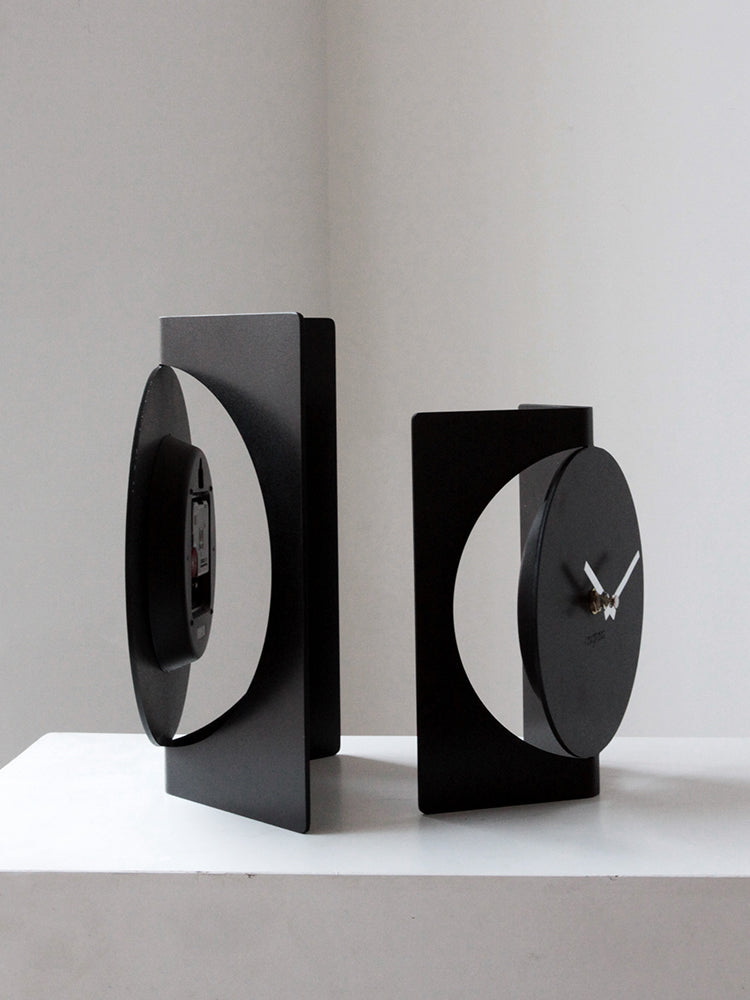 Reloj de Mesa Reloj Silencioso Estilo Bauhaus Piezas de Péndulo Verticales Decorativas