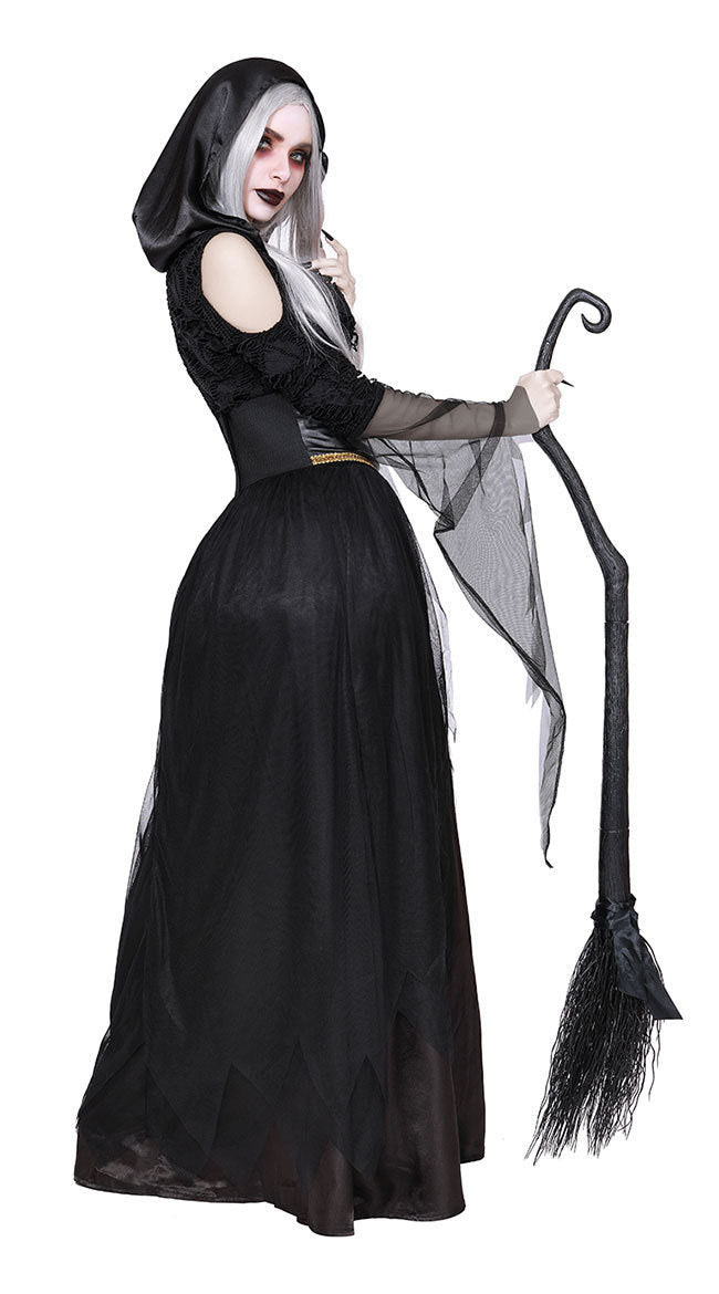 Dark Vampire Witch Horror COS Masquerade Party Show Halloween Costume