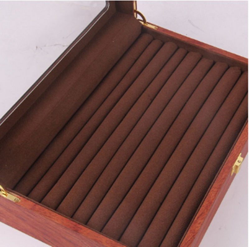 Retro Home Decoration Ring Storage Box Wooden